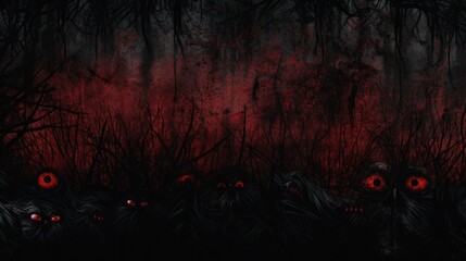 Fototapeta premium Scary wall background, horror texture for background