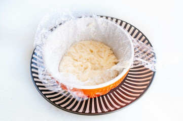 レンジで作る栗と海老のしんじょ