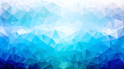 Fototapeta premium The image displays a mesmerizing pattern formed by abstract polygons in shades of blue orange and purple. Abstract colorful low poly background