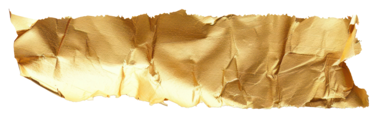 PNG Gold stripe adhesive strip aluminium tobacco paper.