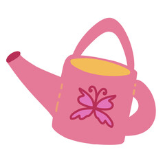 Obraz premium pink watering can