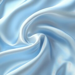 Obraz premium A blue fabric with a wave pattern