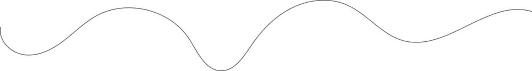 Fototapeta premium curve line vector silhouette