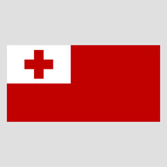 Flag of Tonga, the national symbol