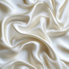 Obraz premium A white fabric with a wave-like pattern