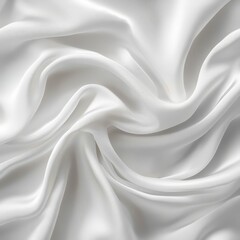Obraz premium A white fabric with a wave-like pattern