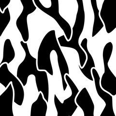 Abstract hand drawn decorative pattern. Vector Illustration.