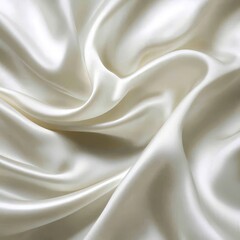 Obraz premium A white fabric with a smooth, flowing texture