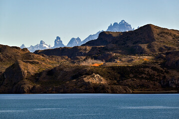 Views of landscapes, flora in general and fauna, in Chilean Patagonia