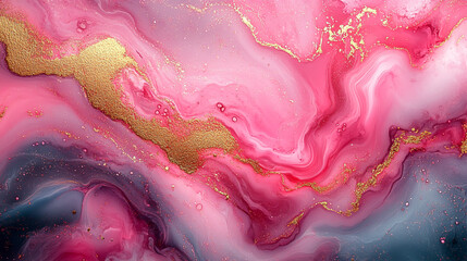 Obraz premium Multi-colored epoxy resin close-up
