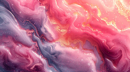 Obraz premium Multi-colored epoxy resin close-up