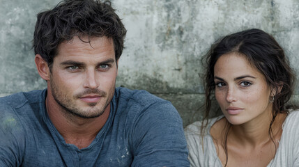 Relationship Crisis A Visual Representation of Couple's Struggles Depicting emotional distance unresolved tensions and the challenges of communication symbolizing common relationship and partnership