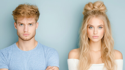 Relationship Crisis A Visual Representation of Couple's Struggles Depicting emotional distance unresolved tensions and the challenges of communication symbolizing common relationship and partnership