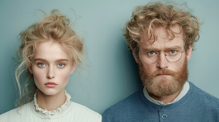 Relationship Crisis A Visual Representation of Couple's Struggles Depicting emotional distance unresolved tensions and the challenges of communication symbolizing common relationship and partnership