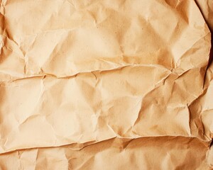 Obraz premium Old, yellowed paper with prominent fold marks and visible ink blots, old paper texture, vintage paper with ink stains