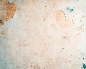 Fototapeta premium Grunge background with worn paper texture, visible creases, and ink stains, grunge texture, distressed paper with ink blots