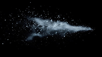 Winter Snowfall with Soft Focus - Snowflakes in Motion