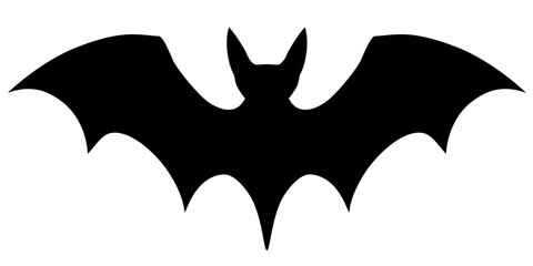 Naklejka premium ハロウィンのコウモリアイコン素材