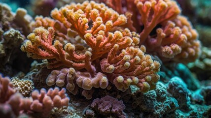 Fototapeta premium coral reef in the sea