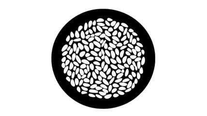Top-down view of a serving of enchiladas with visible sauce and garnishes, on a simple dish, food vector illustration