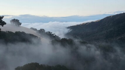 mist over the mountains