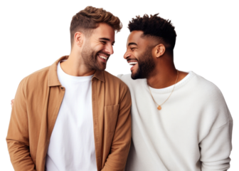 PNG Happy friends sharing joyful moment