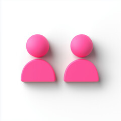 icon of a person, business role, on a white background