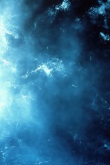 Obraz premium Abstract blue foggy texture with misty light spots