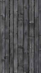 Obraz premium dark grey background with the burnt wood effect of showy sugi-ban, a popular Japanese technique that gives wood a unique dark appearance with deep cracks and rich texture, vertical wallpaper