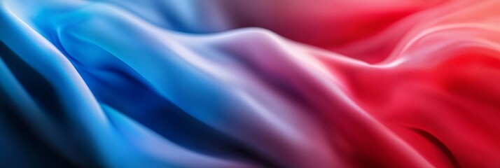 Obraz premium red, blue, and pink hues with a white strip at the bottom