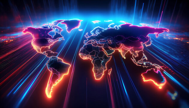 world map with code