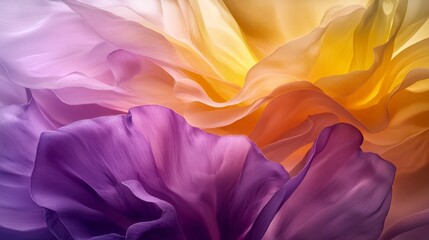 Obraz premium A tight shot of a vivid flower with its petals softly blurred in the background