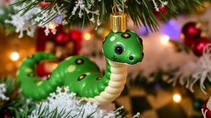 Snake Christmas tree toy.