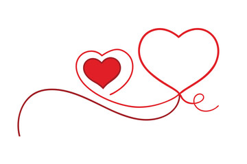 A charming line art heart with an arrow icon in doodle style. This simple and creative vector illustration is perfect for romantic designs, Valentine&rsquo;s Day cards, or wedding invitations.