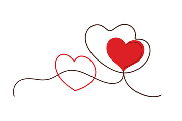 A charming line art heart with an arrow icon in doodle style. This simple and creative vector illustration is perfect for romantic designs, Valentine’s Day cards, or wedding invitations.