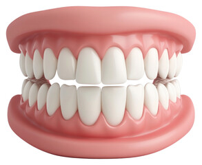 Obraz premium PNG White teeth tooth illustration replacement.