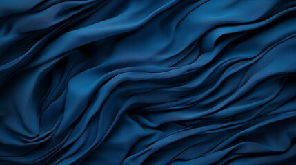 Obraz premium A tight shot of a blue fabric, textured with a cloth-like material resembling an authentic sheet of cloth