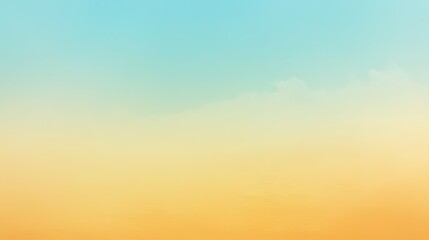 A serene sky blending soft blue and warm orange hues at dusk, showcasing a tranquil evening atmosphere