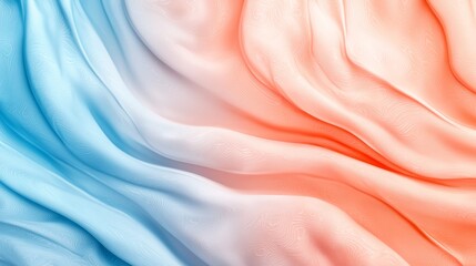  A tight shot of a blue-pink backdrop featuring wavy lines and curved forms In the center, a red focus point rests