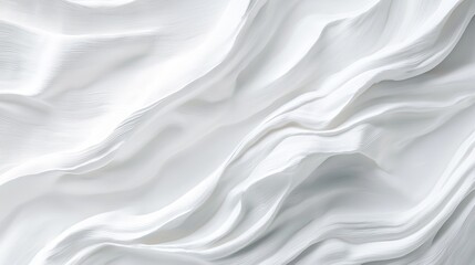 Fototapeta premium A tight shot of a white surface exhibiting undulating patterns at its top and bottom edges