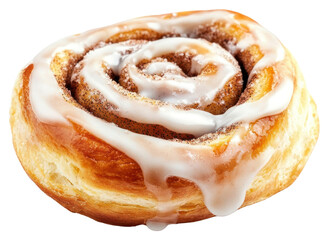 Fototapeta premium PNG Cinnamon bun cinnamon dessert pastry.
