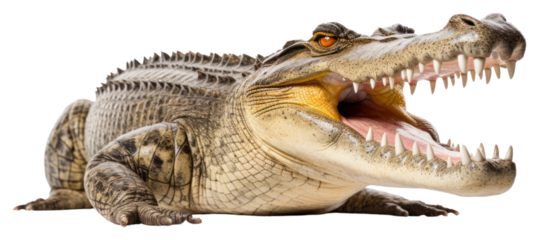 PNG Large Crocodile open mouth crocodile dinosaur reptile.
