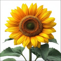 Obraz premium Illustration of a Sunflower
