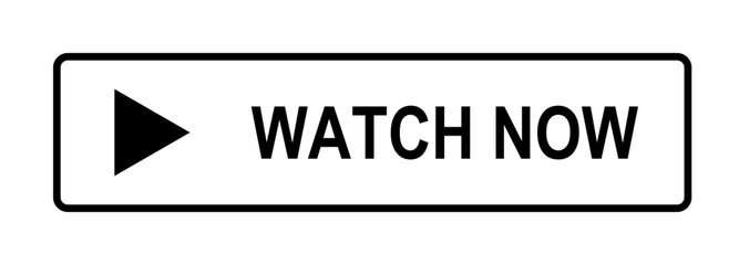 Watch Now Web UI Button Vector Illustration
