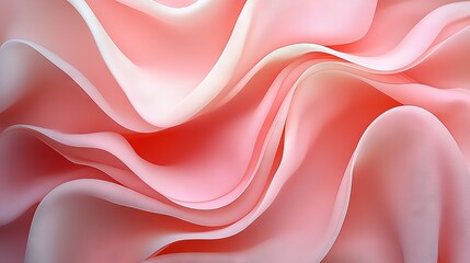 Fototapeta premium A close-up of a red and white background with a wavy design at the top and bottom of the image