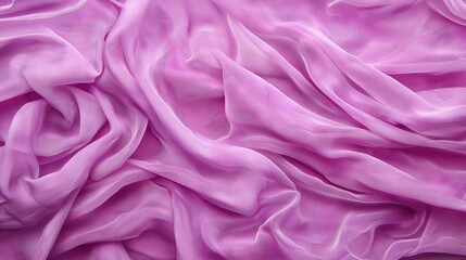 Obraz premium A close-up of pink fabric with a long line at its base