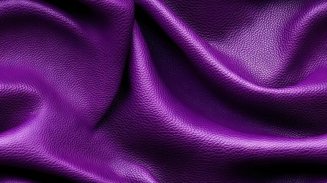   A purple leather texture serves well as a wallpaper or backdrop background