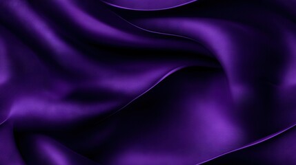 Obraz premium Close-up of a purple satiny-textured cloth, exuding softness and elegance