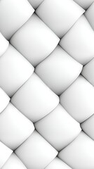 Obraz premium A white leather upholstered chair in focus