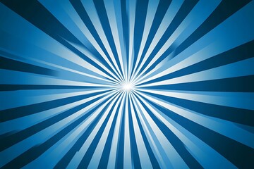 A Whirlwind of Blue: Abstract Lines Converging in a Dynamic Burst
